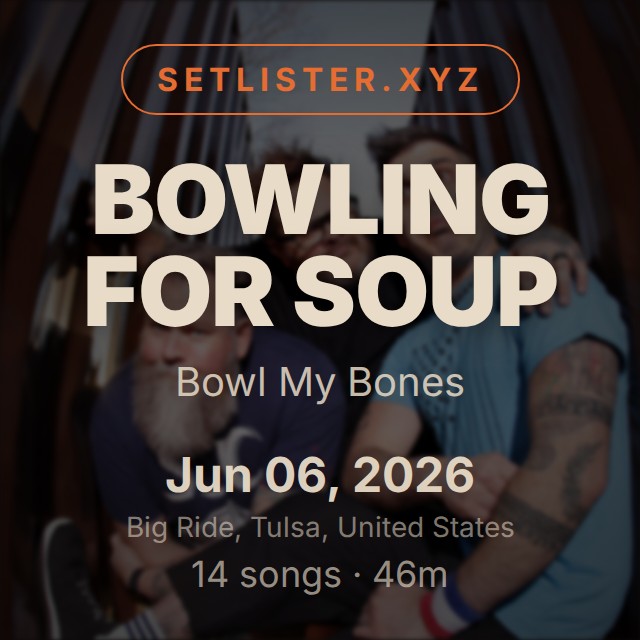 Bowling for Soup — Bowl My Bones setlist playlist on Spotify