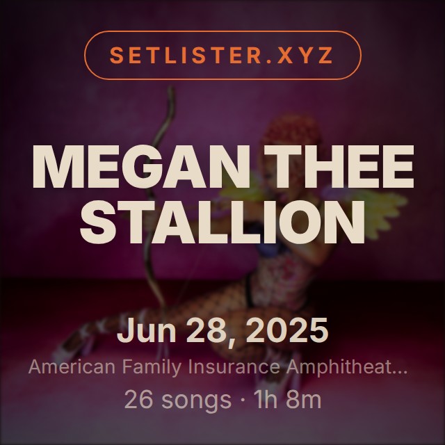 Megan Thee Stallion setlist playlist on Spotify